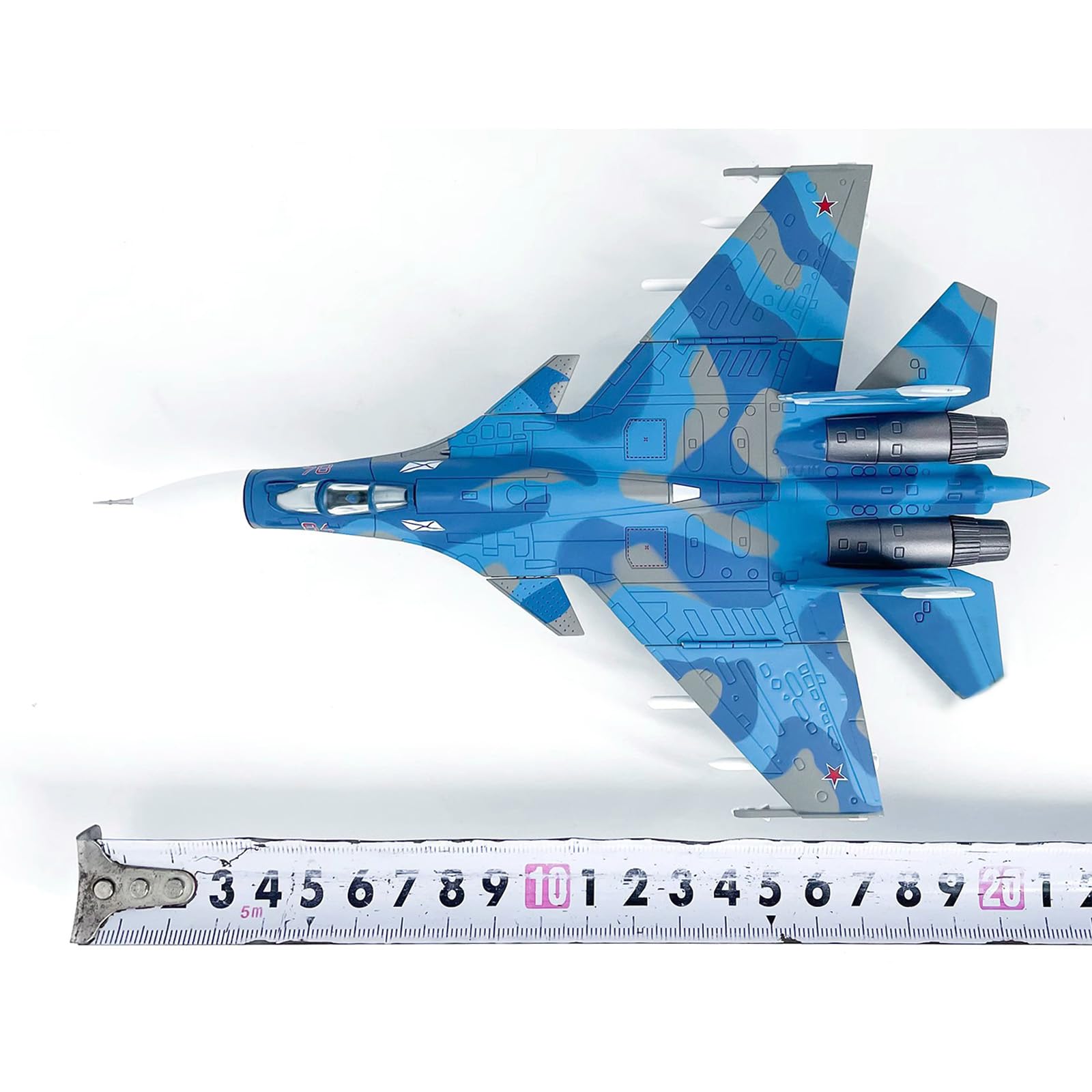 Amazon.co.jp: 1/100スケール ロシア海軍 Su-33 戦闘機 合金モデル